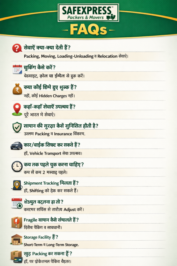 Safe Xpress Packers And Movers maharastra Safe Xpress Packers And Movers maharastra